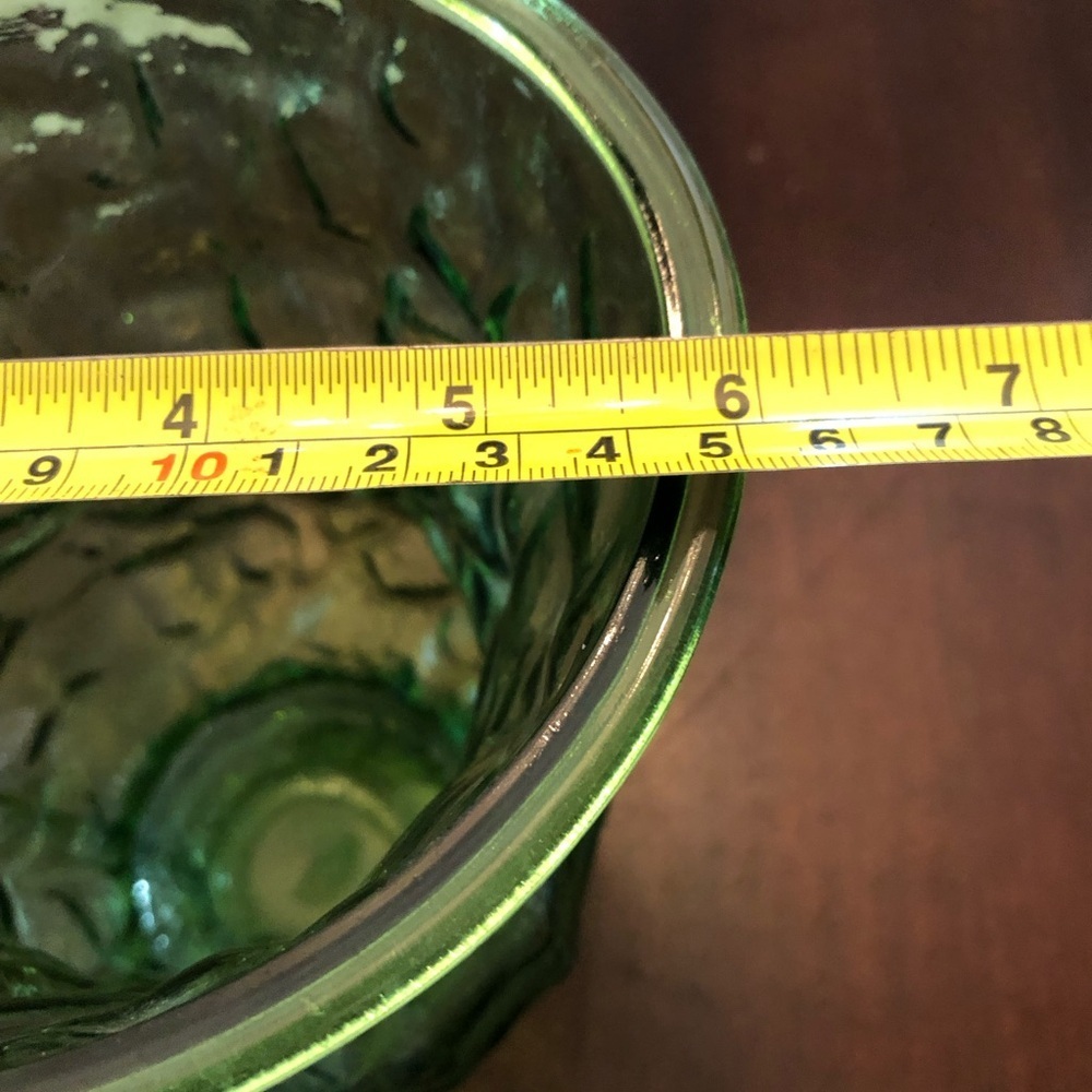 Vintage Green Glass Vase. Brody Company. - Picture 3 of 4